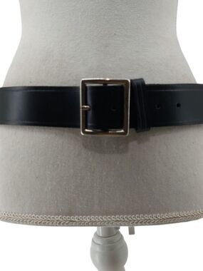 Tast Force Black Mens Belt Sz 30 Top Grain Leather USA Grunge